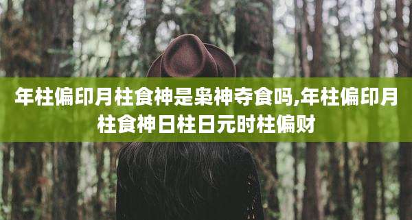 年柱偏印月柱食神是枭神夺食吗,年柱偏印月柱食神日柱日元时柱偏财