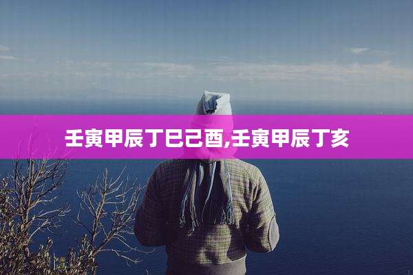 壬寅甲辰丁巳己酉,壬寅甲辰丁亥