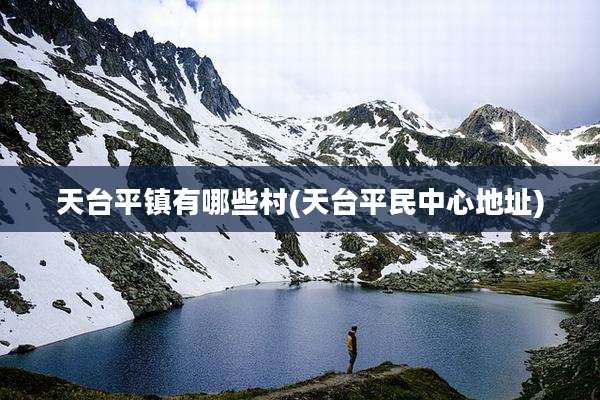 天台平镇有哪些村(天台平民中心地址)