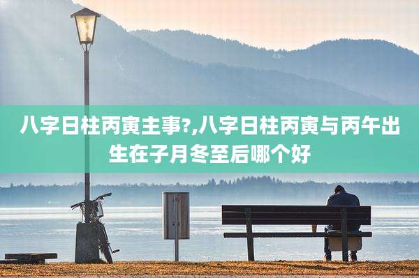 八字日柱丙寅主事?,八字日柱丙寅与丙午出生在子月冬至后哪个好