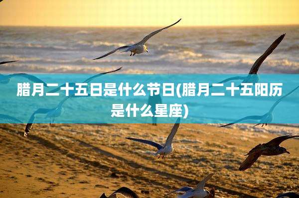 腊月二十五日是什么节日(腊月二十五阳历是什么星座)