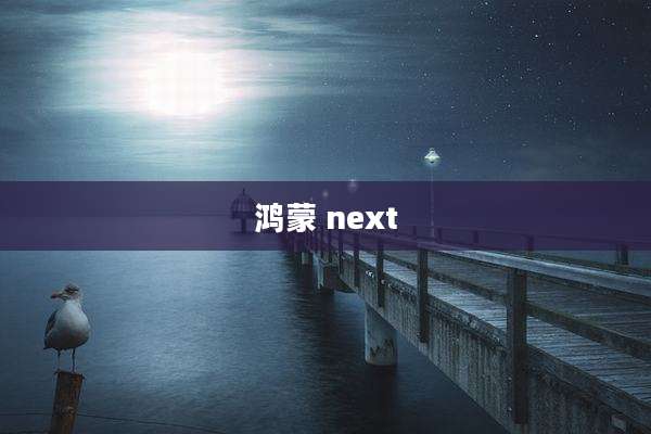 鸿蒙 next