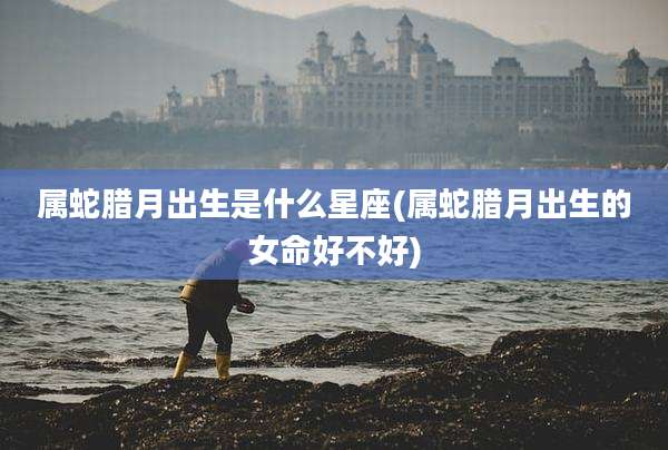 属蛇腊月出生是什么星座(属蛇腊月出生的女命好不好)