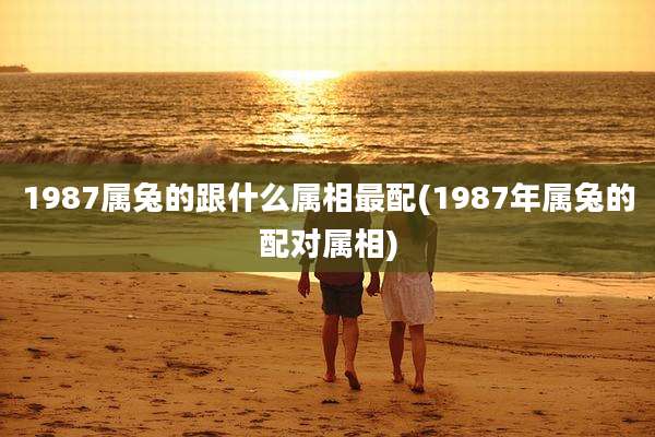 1987属兔的跟什么属相最配(1987年属兔的配对属相)
