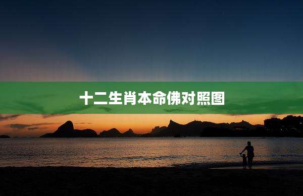 十二生肖本命佛对照图