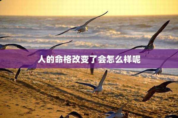 人的命格改变了会怎么样呢