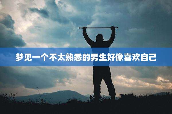 梦见一个不太熟悉的男生好像喜欢自己