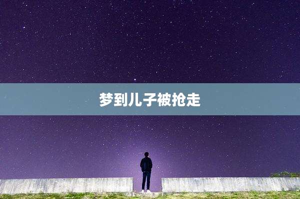 梦到儿子被抢走