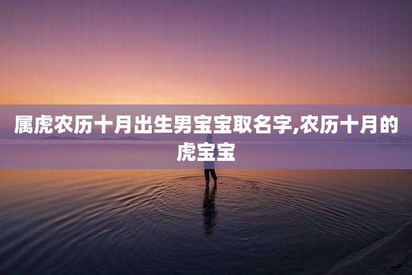 属虎农历十月出生男宝宝取名字,农历十月的虎宝宝