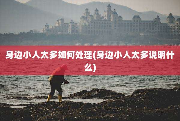 身边小人太多如何处理(身边小人太多说明什么)