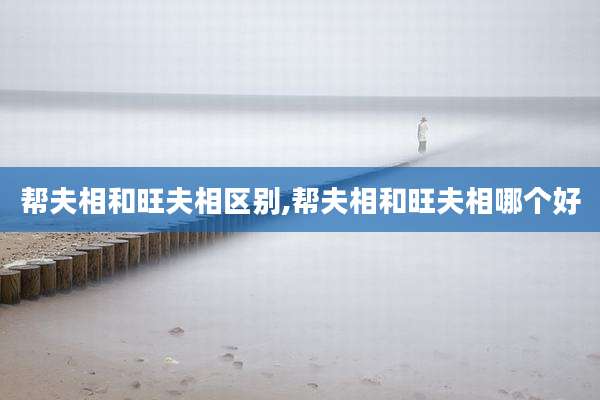 帮夫相和旺夫相区别,帮夫相和旺夫相哪个好