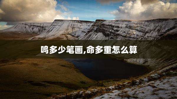 鸣多少笔画,命多重怎么算