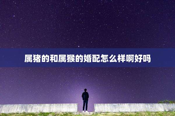 属猪的和属猴的婚配怎么样啊好吗
