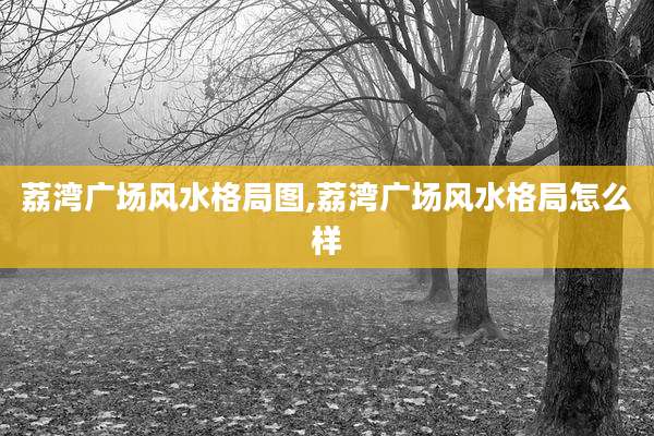 荔湾广场风水格局图,荔湾广场风水格局怎么样