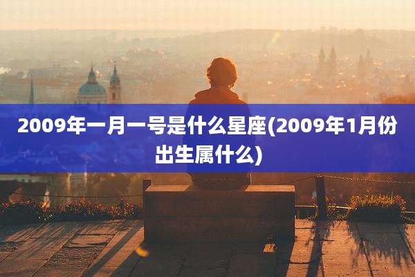 2009年一月一号是什么星座(2009年1月份出生属什么)