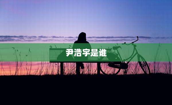 尹浩宇是谁