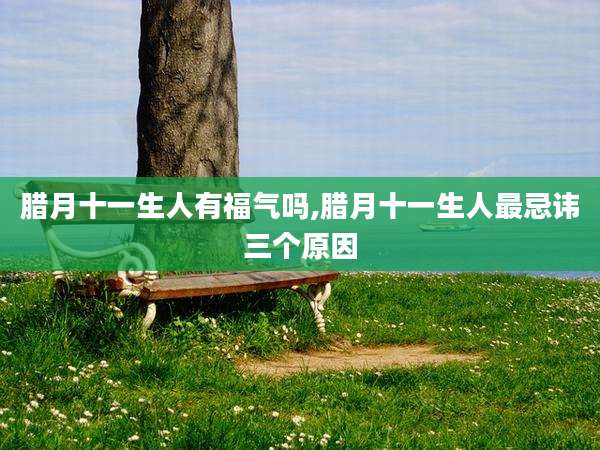 腊月十一生人有福气吗,腊月十一生人最忌讳三个原因