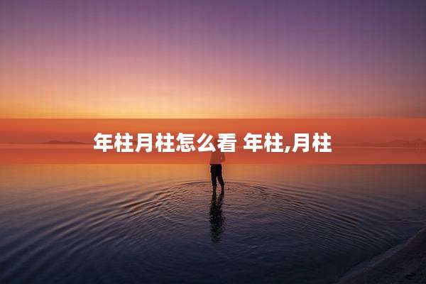 年柱月柱怎么看 年柱,月柱
