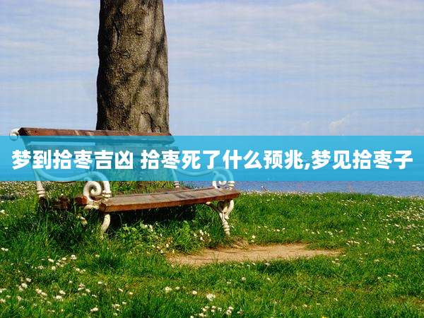 梦到拾枣吉凶 拾枣死了什么预兆,梦见拾枣子