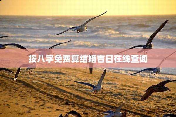 按八字免费算结婚吉日在线查询