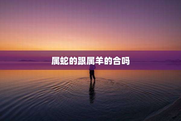 属蛇的跟属羊的合吗
