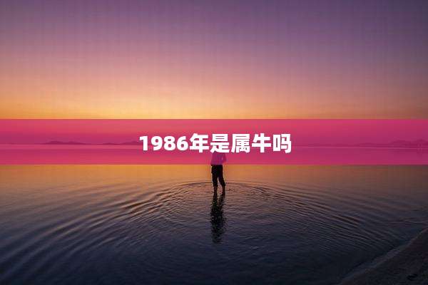 1986年是属牛吗