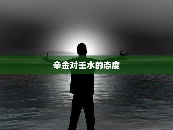 辛金对壬水的态度